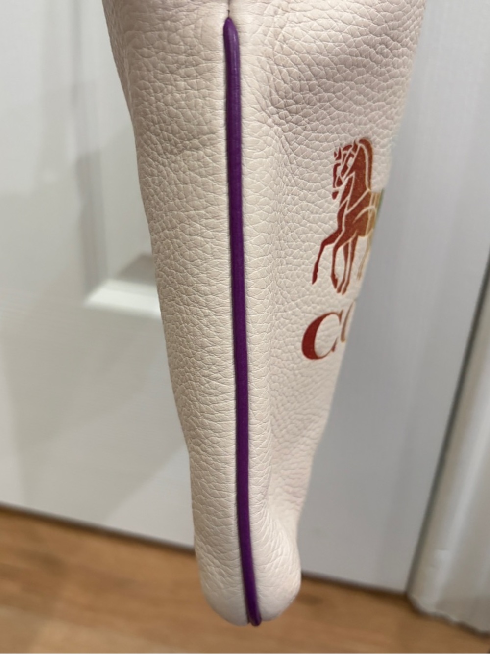 COACH Pride Cream Crossbody with Rainbow Horse & Carriage Logo - Picture 7 of 14
